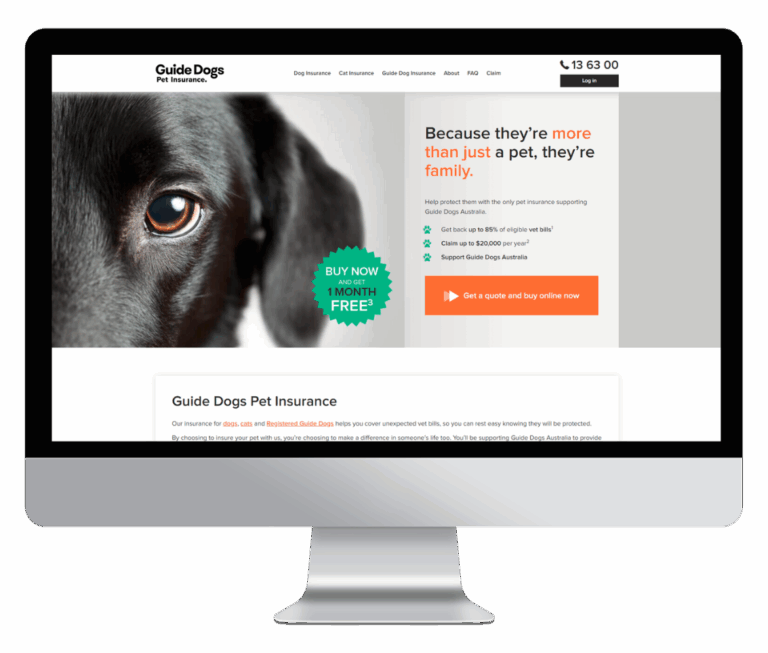 Guide Dogs pet insurance - Compare pet insurance plans